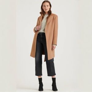 Soft Wool Wrap Coat (L)